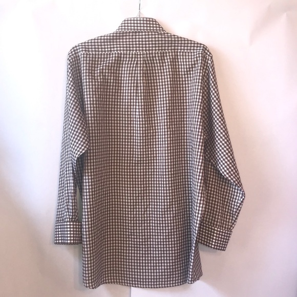 Men’s Assante Long Sleeve Dress Shirt Size 17 1/2 - Picture 5 of 8